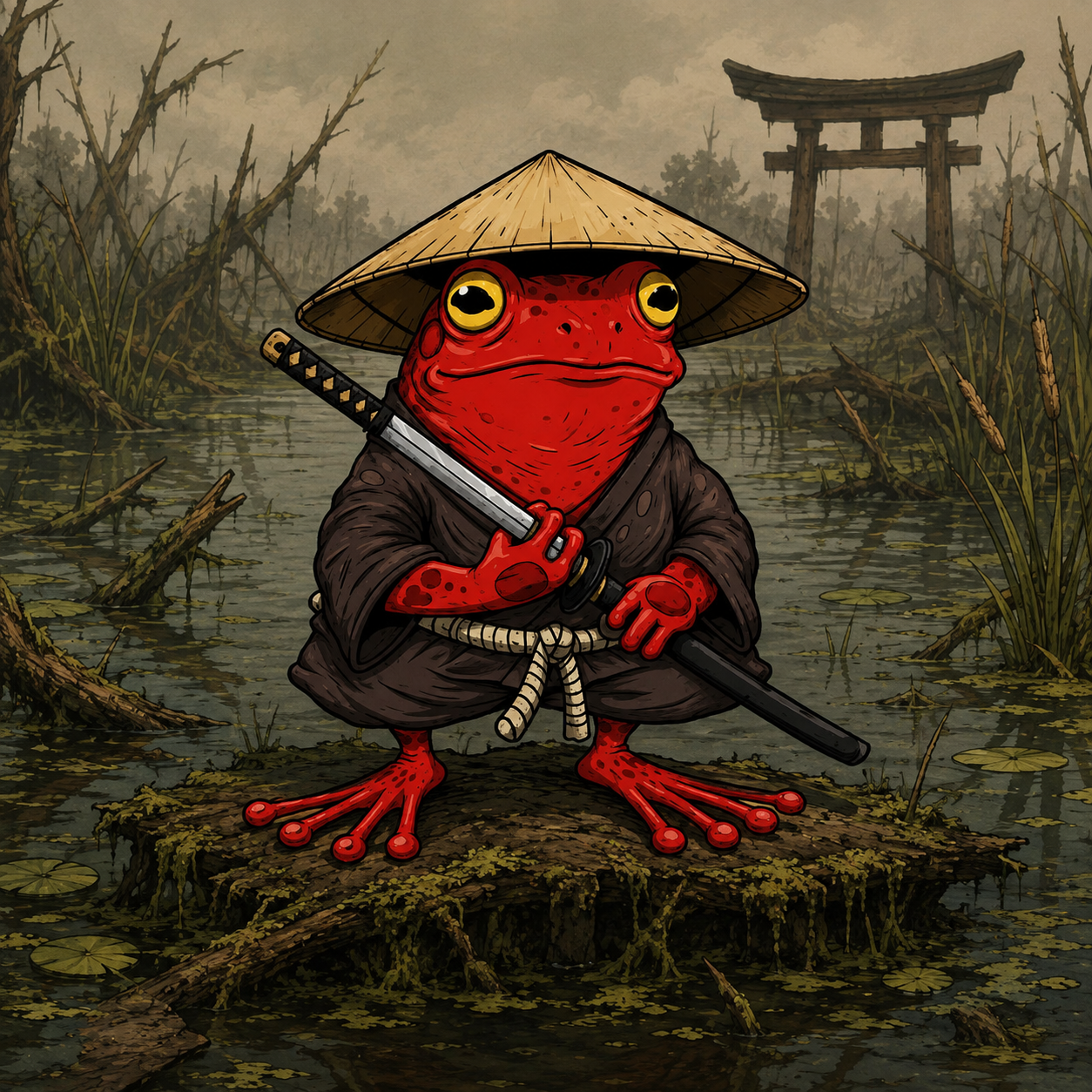 Akagero in the poisoned marsh